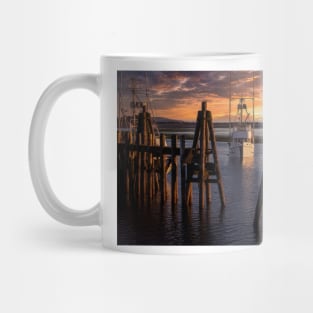 Twilight Fishing Boat Bodega Bay Mug